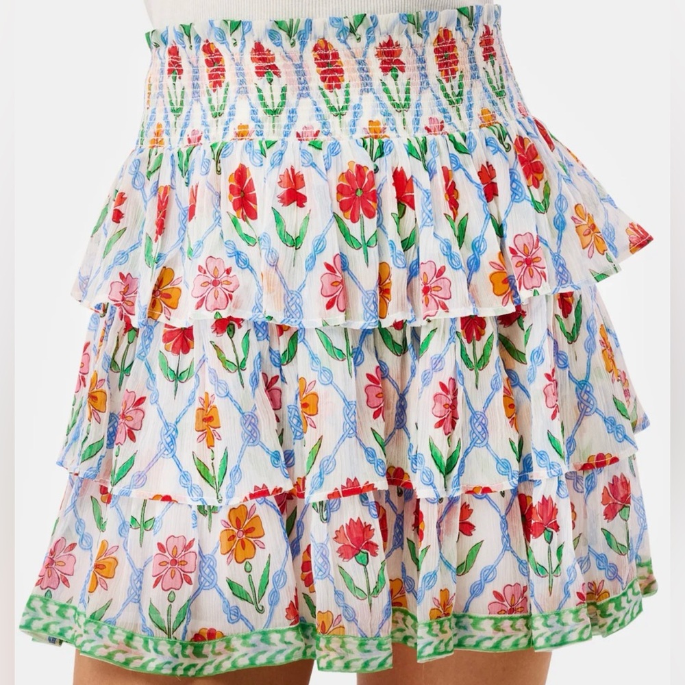 Roller Rabbit Infinity Floral Siggy Skirt NWT